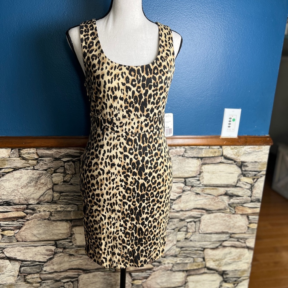 Small Forever 21 Leopard Print Cocktail Mini Dress